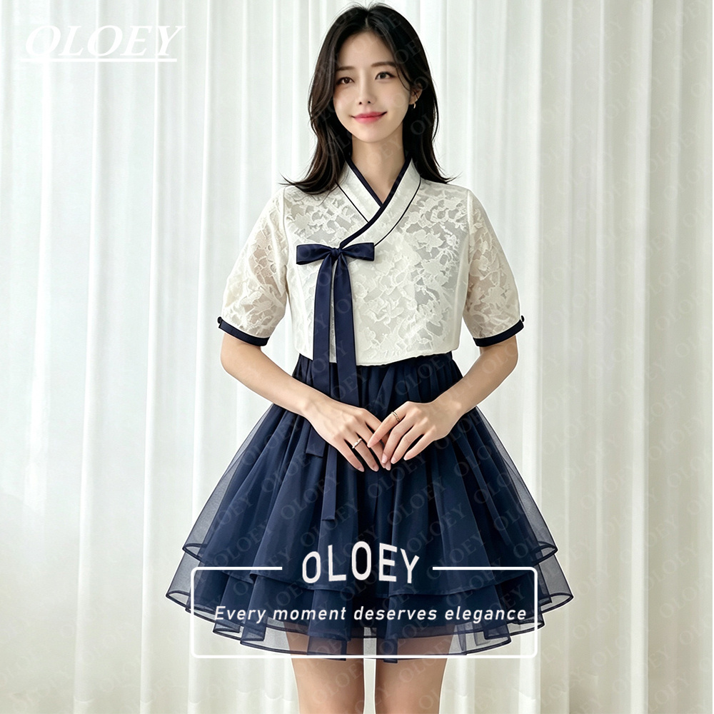 Modern Korean Lifestyle - Ensemble Hanbok de concert court noir